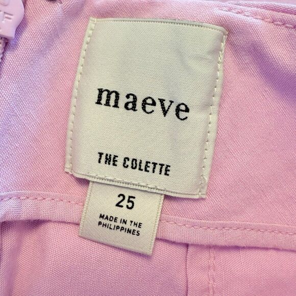 Anthropologie Colette Magic Fabric Ruffled Crop Wide-Leg Pants Maeve Womens 25 - Picture 7 of 11